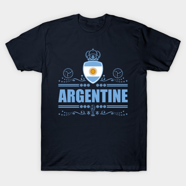 ARGENTINA SOCCER GIFTS | VINTAGE EDITION T-Shirt by VISUALUV